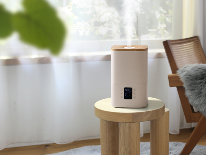 HYBRID WOOD MOIST（ディスプレイ付きハイブリッド加湿器 ウッド